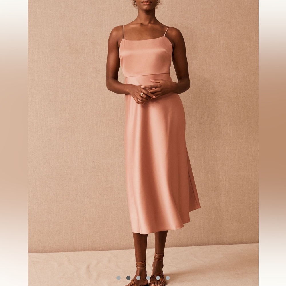 BHLDN Leti Dress Sedona Size 8 | Great Condition | Silk Bridesmaid Dress